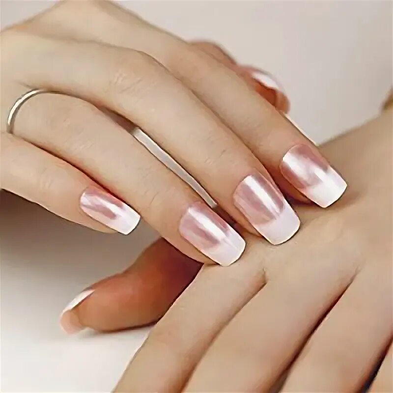 Почему маникюр называется френч Amazon.com : ArtPlus Preglued 24pcs White Pearl Elegant Touch French Manicure Fa