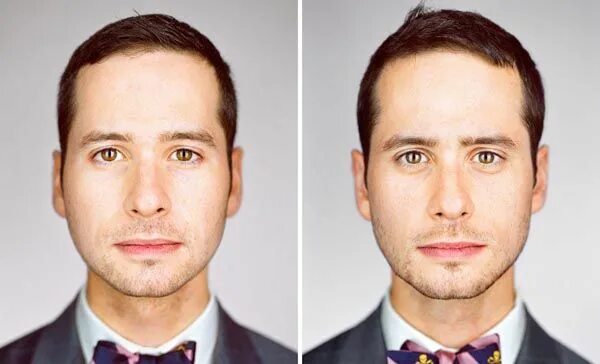 Почему на фото лицо Identical - Portraits of Twins by Photographer Martin Schoeller Martin schoeller