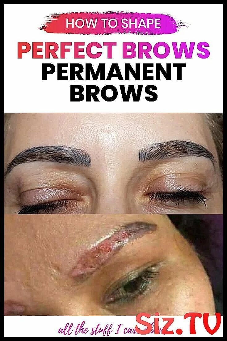 Почему не приживается перманентный макияж бровей Wie man perfekte Brauen formt -Brows Micropigmentatio #Angelina #arch #Brow #Bro