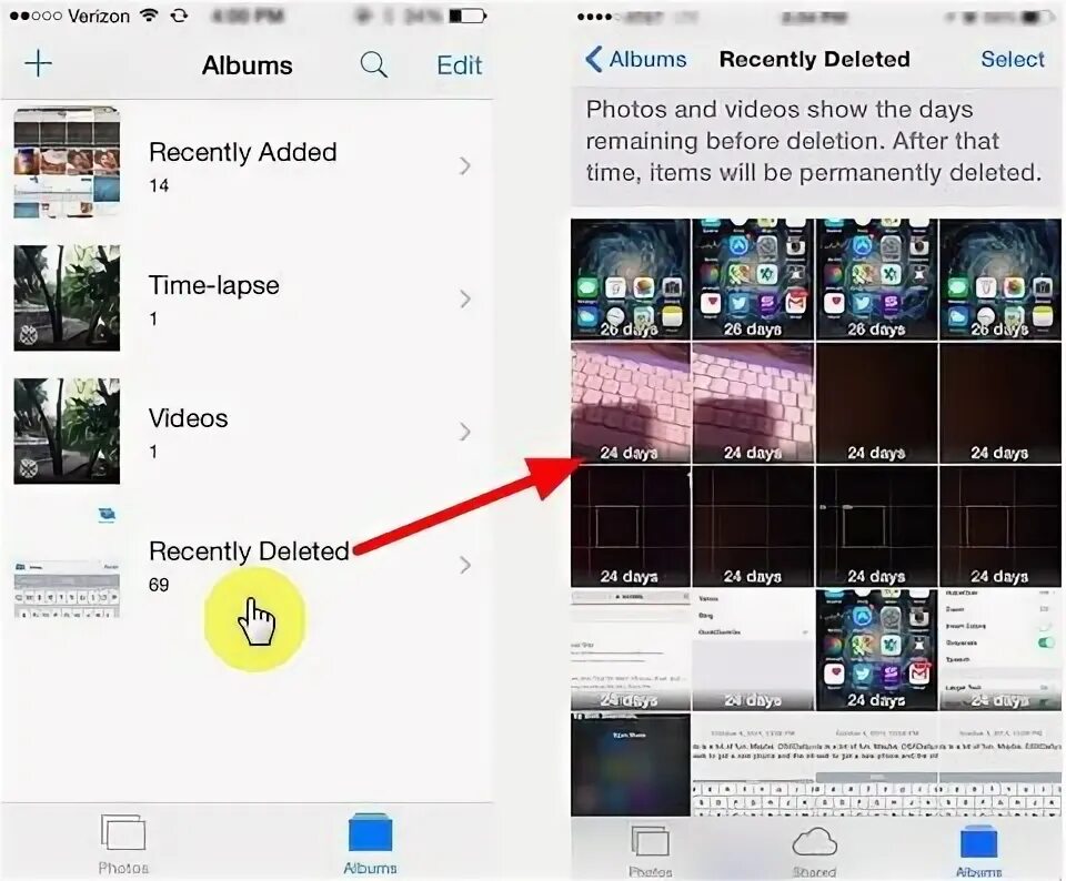 Почему не удаляется фото из галереи айфон Full Guide How to Recover Recently Deleted Photos on iPhone 13/11/X/8/7