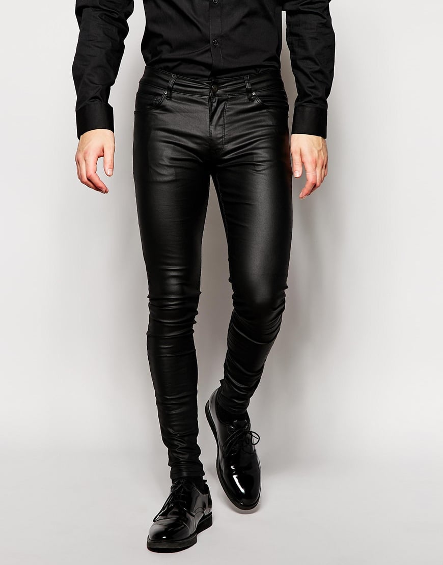 Почему не в моде кожаные мужские брюки extreme super skinny jeans men's - Shop The Best Discounts Online OFF 60