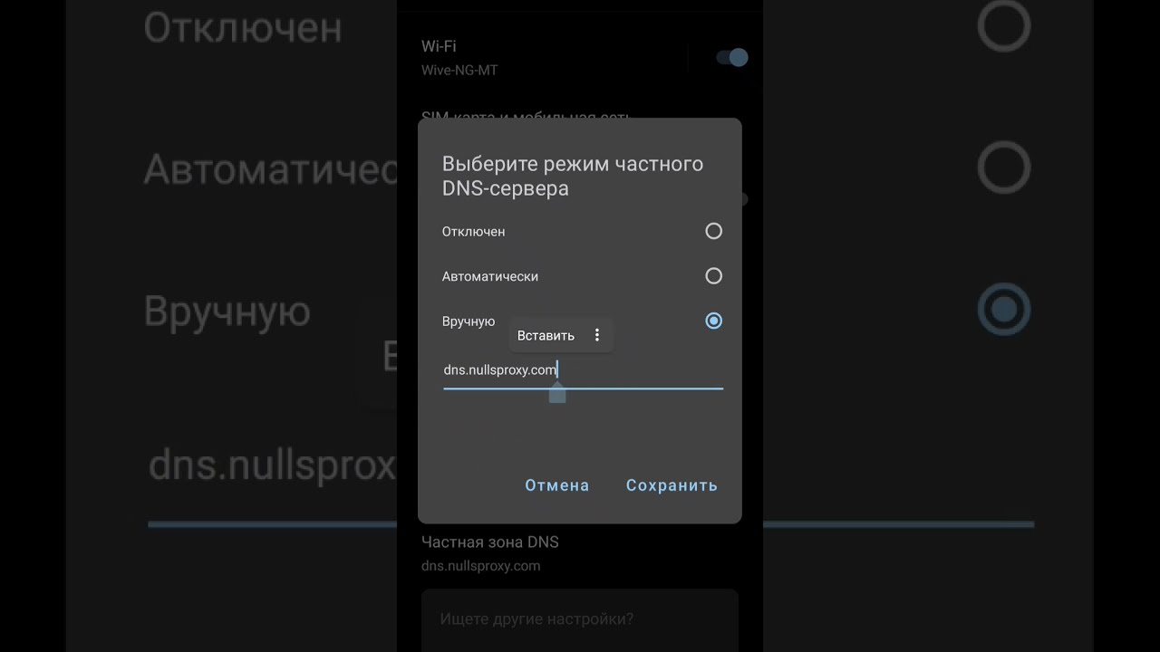 Почему ошибка подключения днс как играть в бравл без задержки dns.nullsproxy.com удаляете там все и http://и д