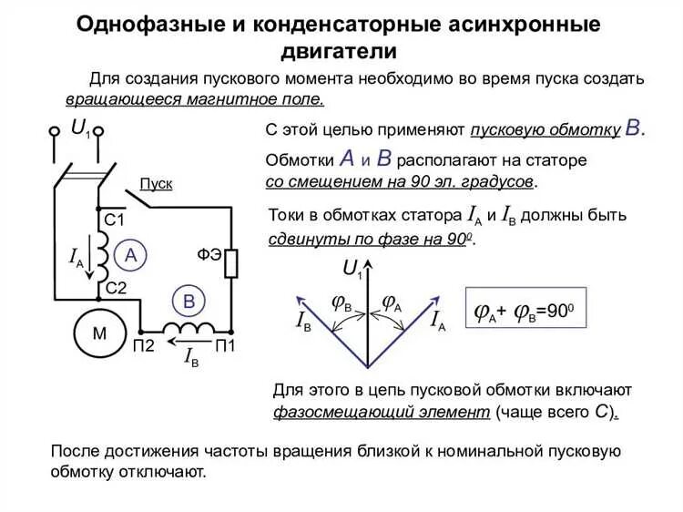 Почему подключение конденсаторов изменяет коэффициент мощности двигателя Влияние конденсаторов на работу асинхронного электродвигателя