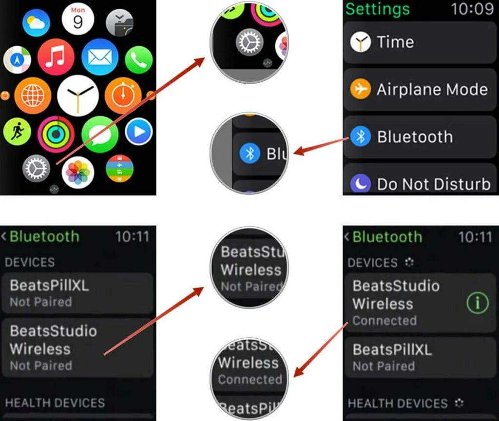 Почему при подключении часов на телефон Как включить модуль Bluetooth в Apple Watch? Appleiwatch.name Дзен