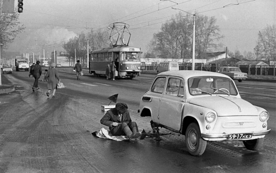 Почему советские фото Путешествие из Запорожья в Красноярск на "горбатом" ЗАЗ-965 в 1977-м году. Часть