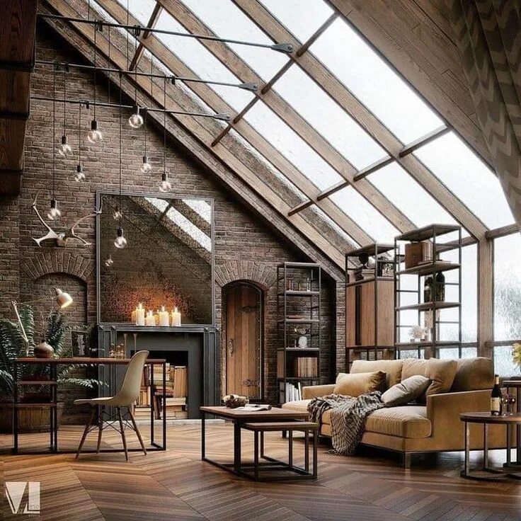 Почему стиль лофт Pin on Homey House design, Loft design, Industrial interior design