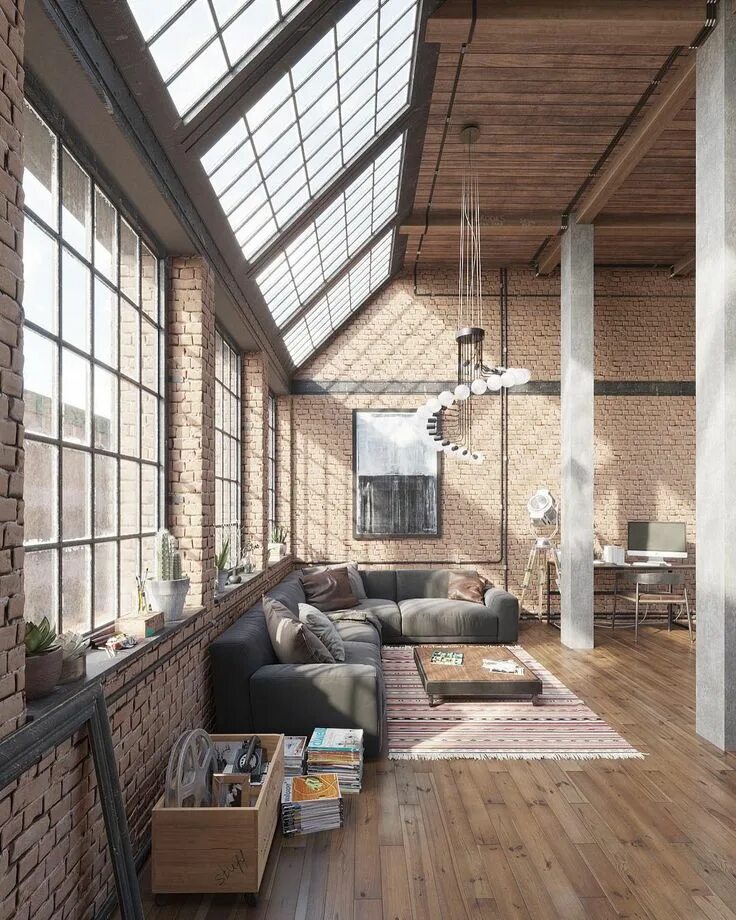 Почему стиль лофт Product on Instagram: "Industrial Loft by Roman Kolyada. #p_roduct * #product #d