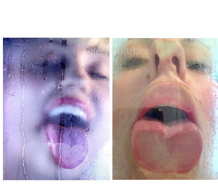 Почему такое фото So steamy. #celestechallengeaccepted #celestebarber #funny #mileycyrus by celest