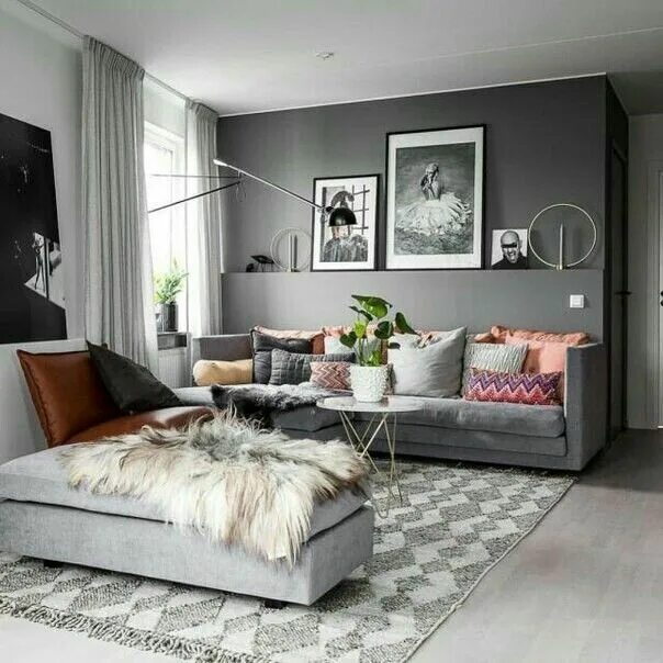 Почему у всех серый интерьер Pin by iam nini on H O M E ● Interior Scandinavian bedroom decor, Modern living 