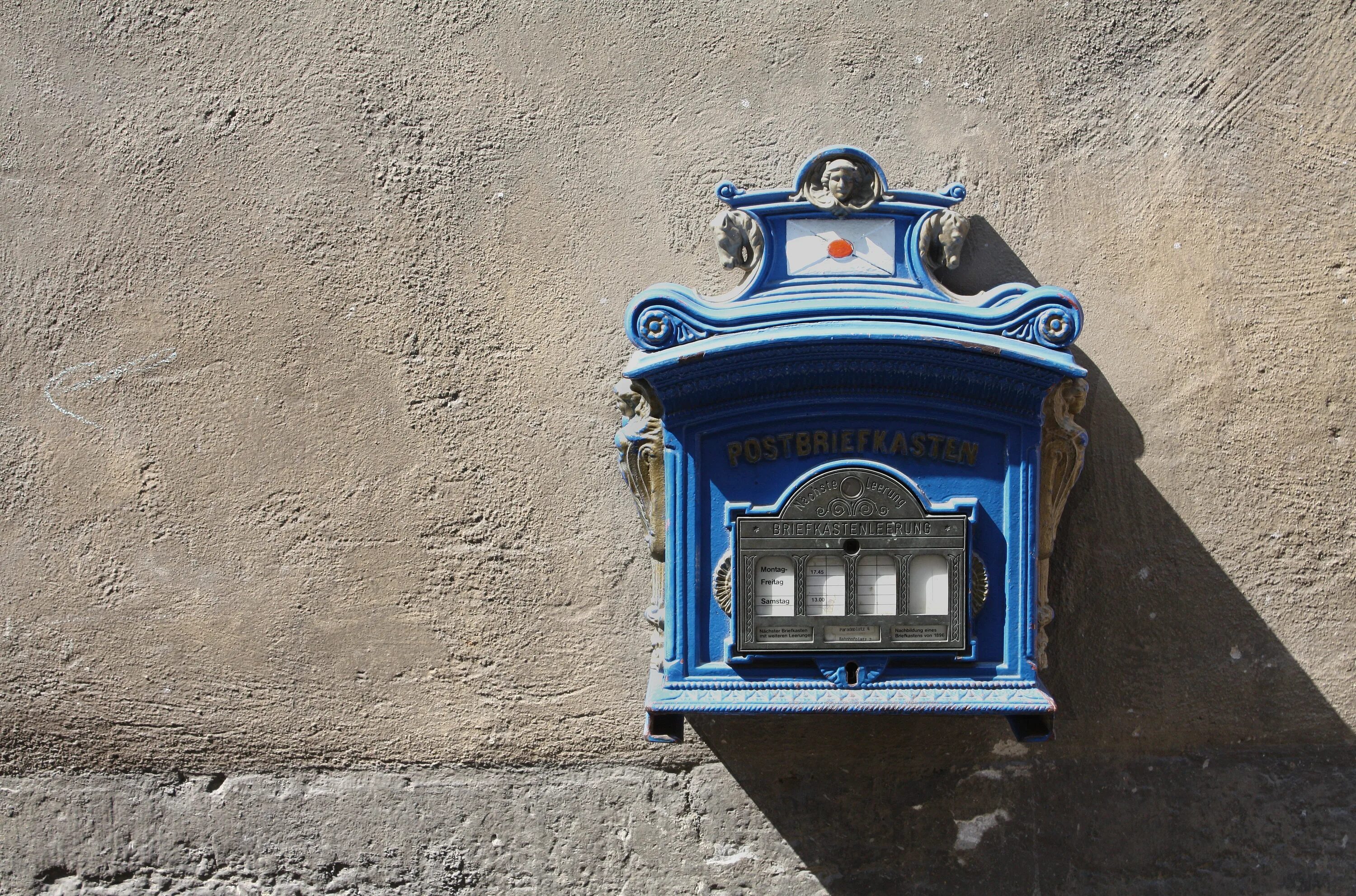 Почтовый ящик фото Free Images : post, window, old, wall, blue, mailbox, germany, shape, letter box