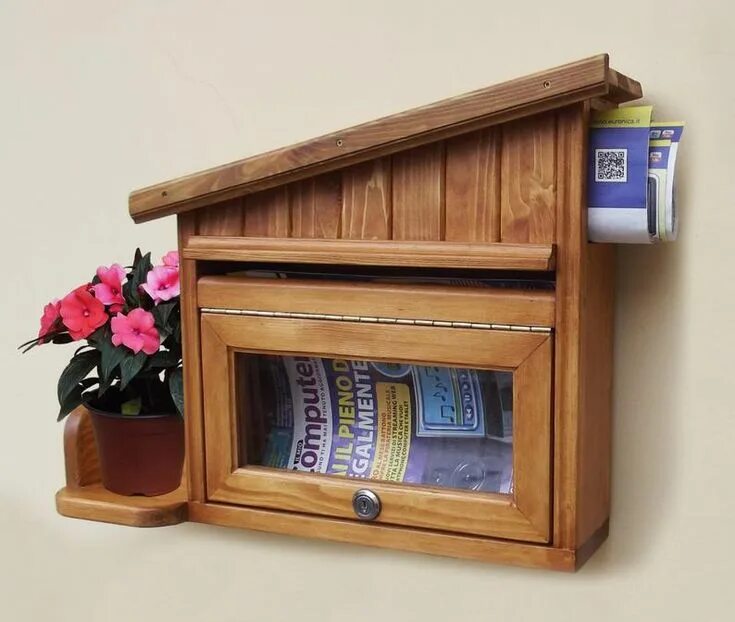 Почтовый ящик из дерева своими руками фото Mailbox Handmade Wooden Mailbox Letter Box Colonial Maple Etsy in 2021 Wooden ma