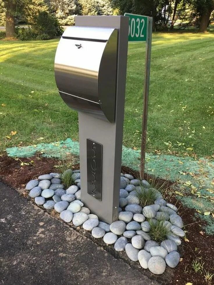 Почтовый ящик уличный для частного дома фото 36 Cool Mailbox Design Ideas That Will Give Your Guests A Fantastic First Impres