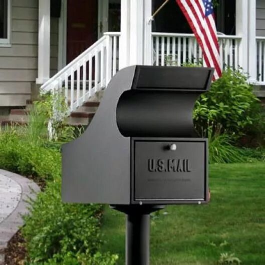 Почтовый ящик уличный фото The Dead Bolt Mailbox - Hammacher Schlemmer #hammacherschlemmer #hammacher #schl