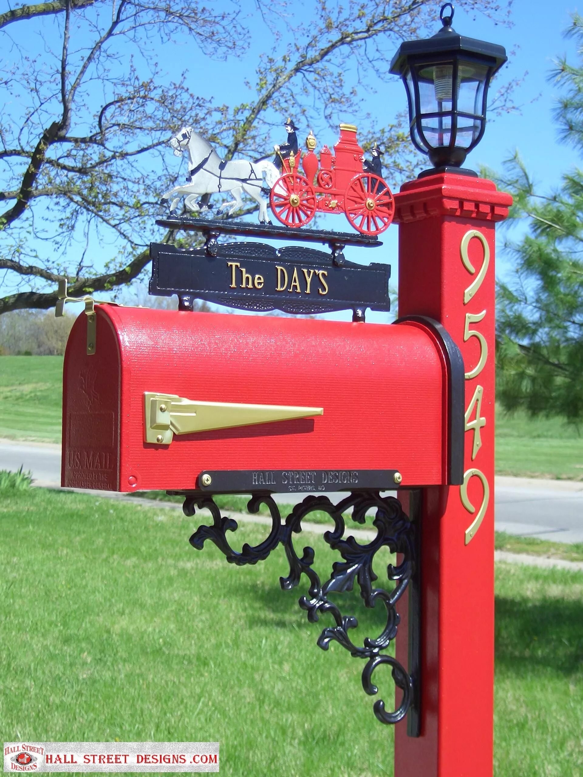 Почтовый ящик уличный фото This mailbox makes me want to be a Firefighter. Mailbox decor, Mailbox design, M