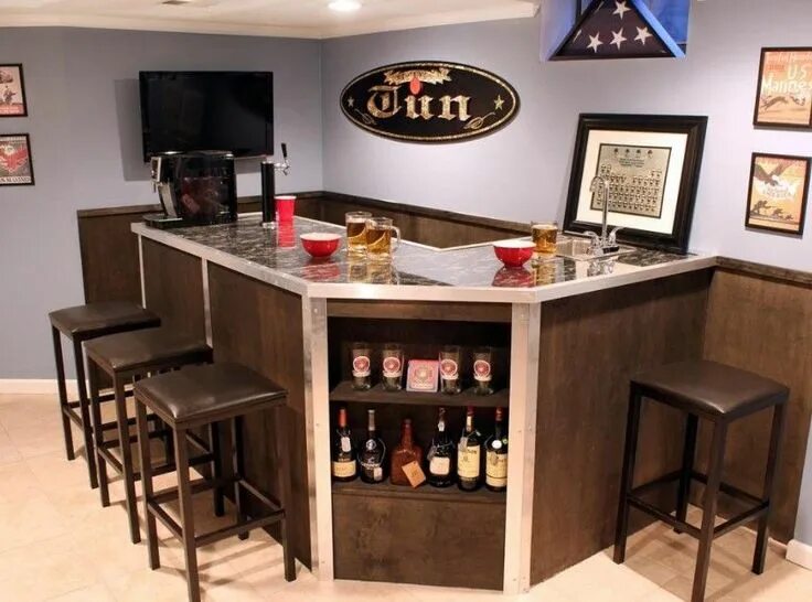 Под бар фото 55 Magnificent Basement Bar Ideas for Home Escaping and Having Fun Diy home bar,