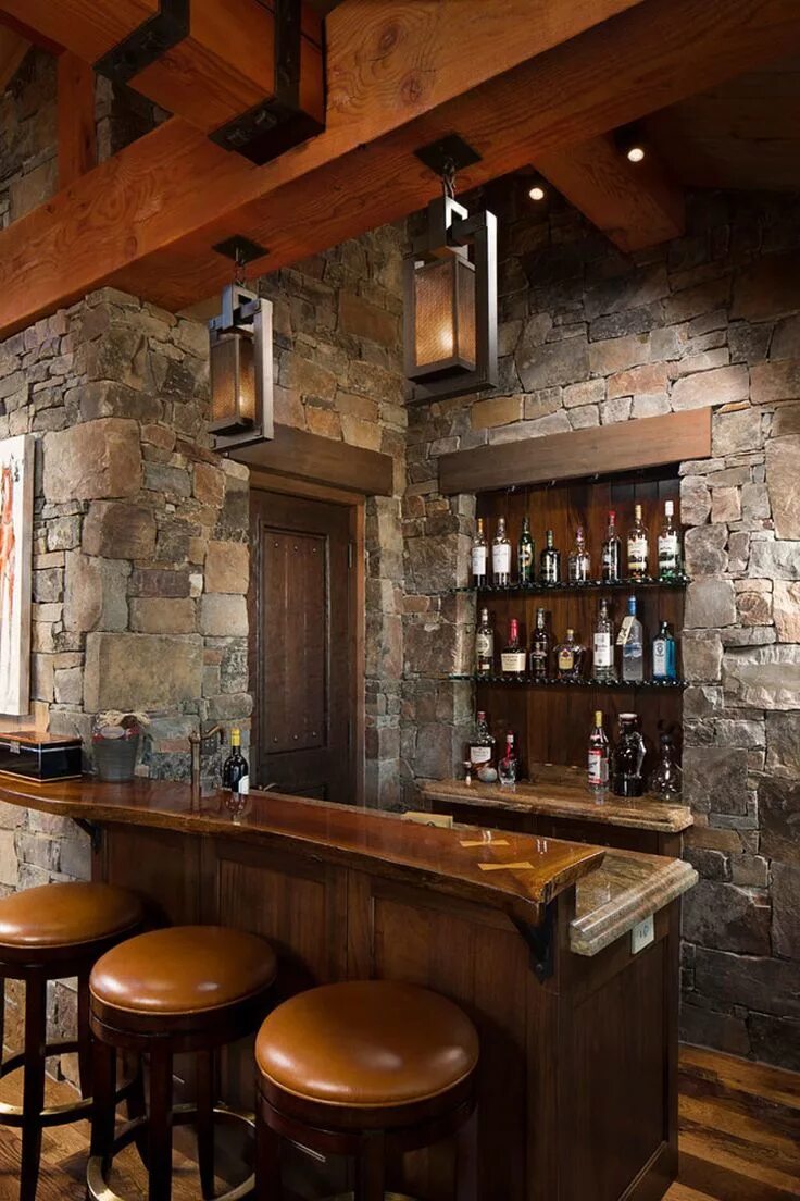 Под бар фото 20 Idee per un Angolo Bar Rustico in Casa MondoDesign.it Seminterrato rustico, R