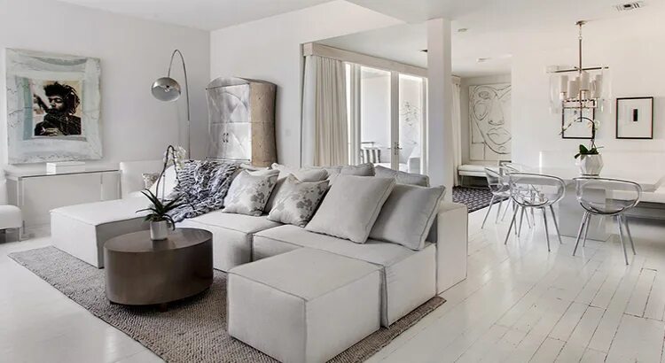 Под белые пол в интерьере Interior Designer/Architects from New Orleans - A look at the Best