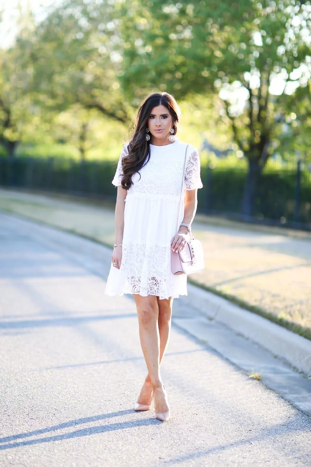 Под белым платьем фото The Sweetest Thing Lovely Lace White Dress