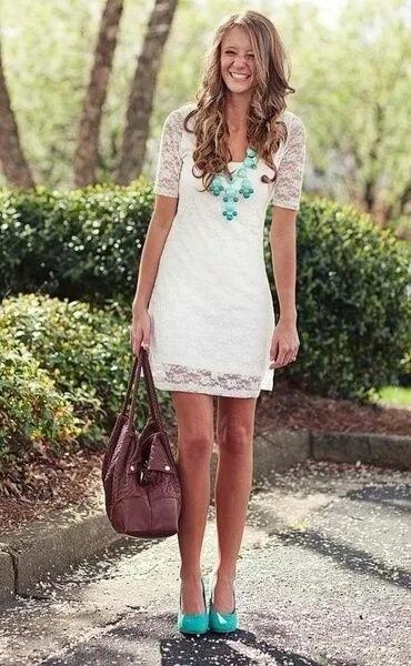 Под белым платьем фото Haiku Any time Liquor necklaces for women shoe string dress Objection Semblance 