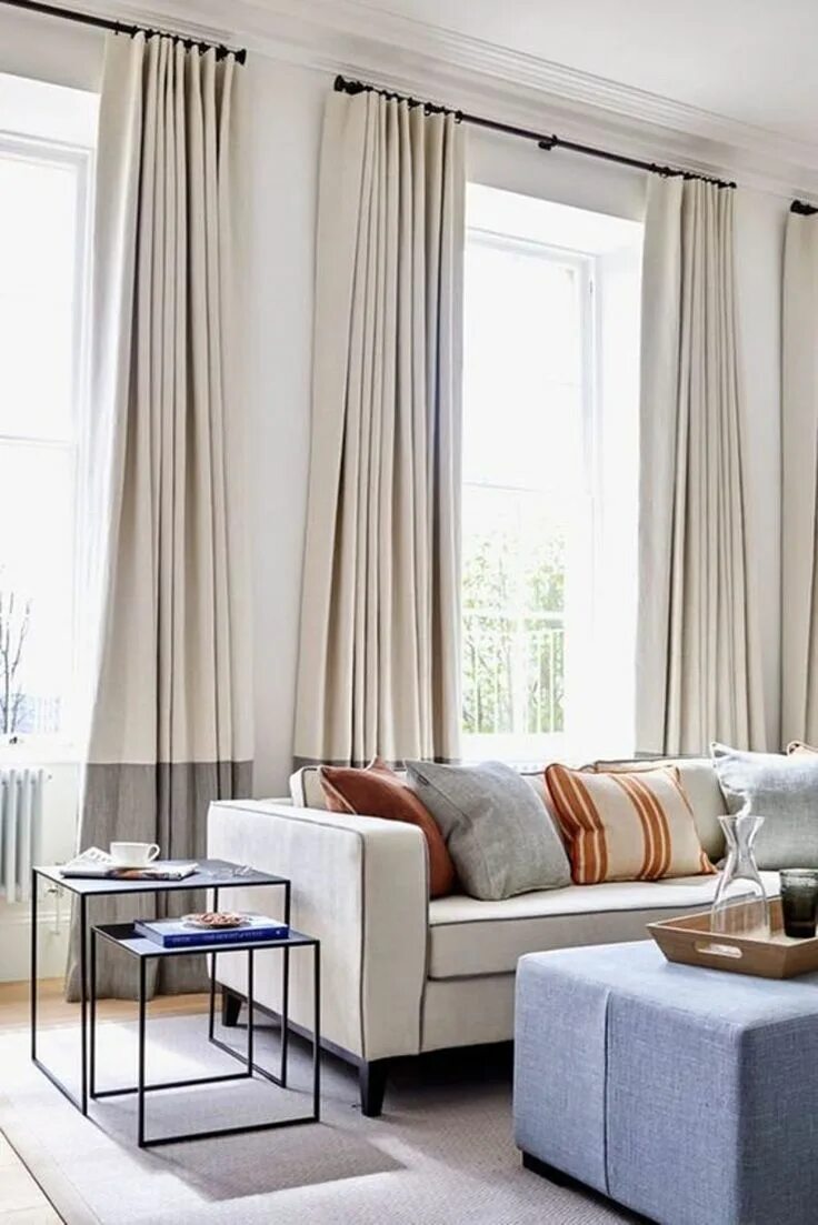 Под что выбирают шторы в интерьере гостиной Color Block Curtains, Color Block Drapery Panel, Custon Curtains, Striped Curtai