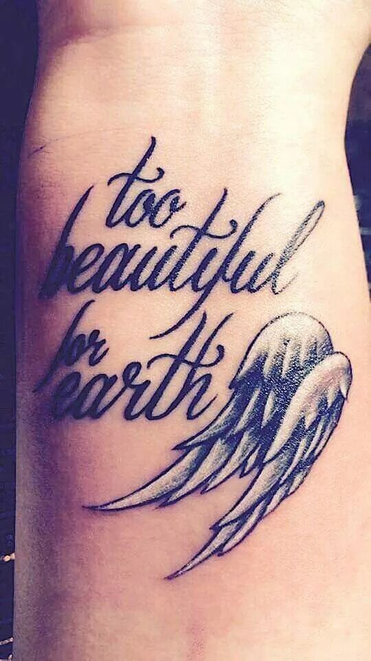 Под крылом ангела тату фото Pin on Tatuajes / Tattoos and Piercings Remembrance tattoos, Trendy tattoos, Tat
