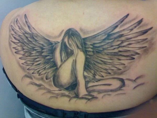 Под крылом ангела тату фото 33 Best Angel Tattoos Ideas for Women Fallen angel tattoo, Angel tattoo for wome
