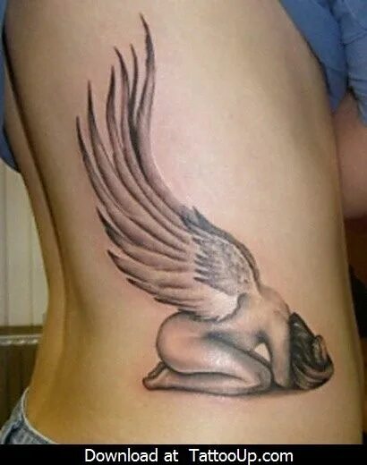 Под крылом ангела тату фото angel tattoo pictures by angeltattoo, via Flickr Beautiful angel tattoos, Angel 