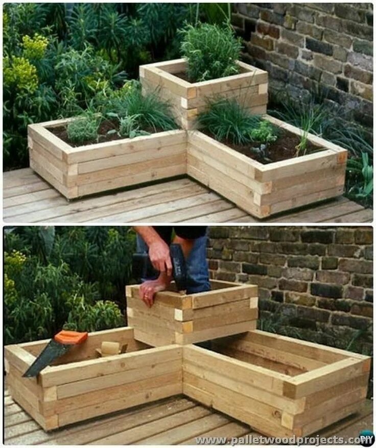 Под на дачу своими руками Épinglé par stephen.larke stephen.larke sur garden Jardinière en bois, Plates ba