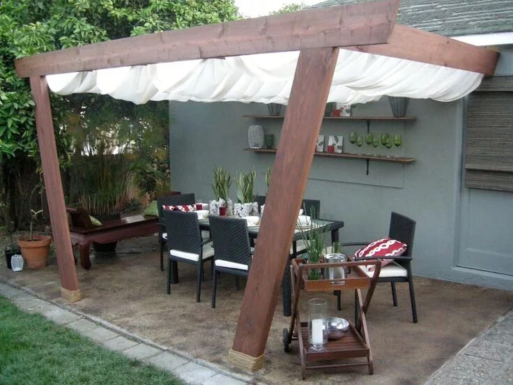 Под навес своими руками фото 15 Covered Patio Ideas Canopy outdoor, Backyard canopy, Patio shade
