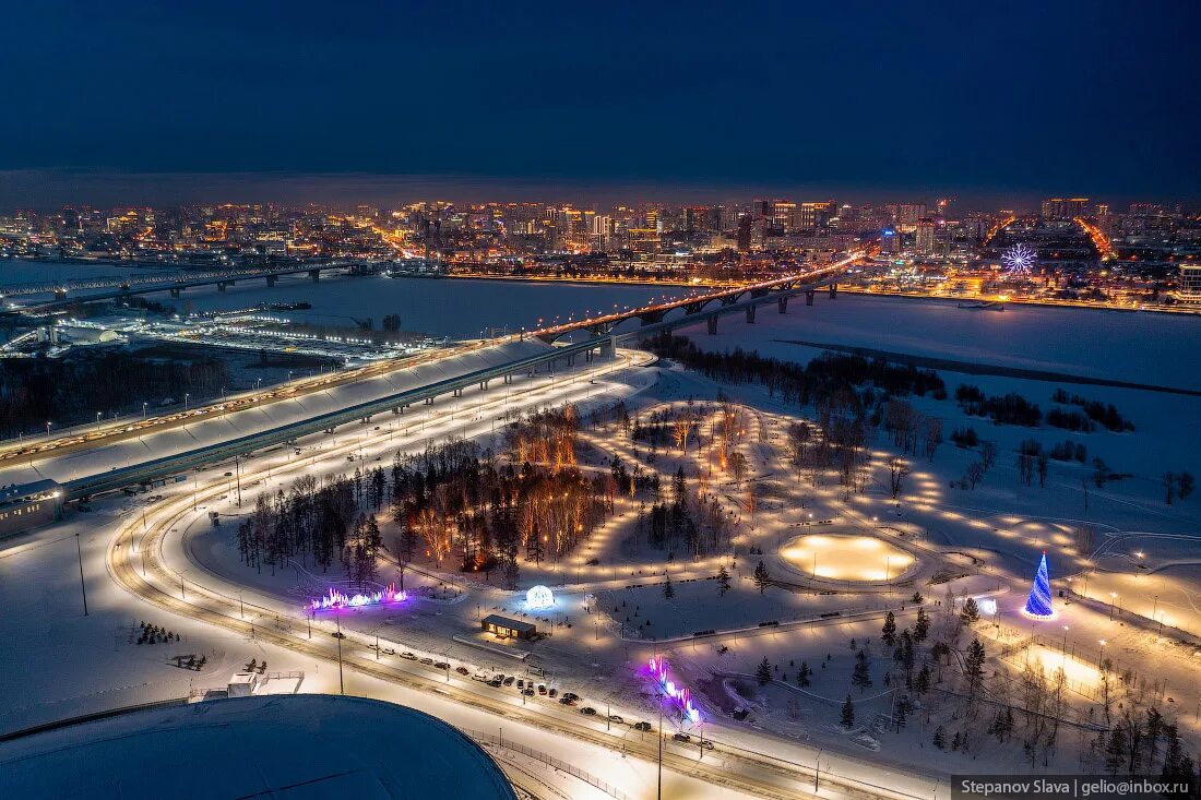 Под новосибирском фото Новосибирск - новогодняя столица России 2023" в блоге "Города и сёла России" - С