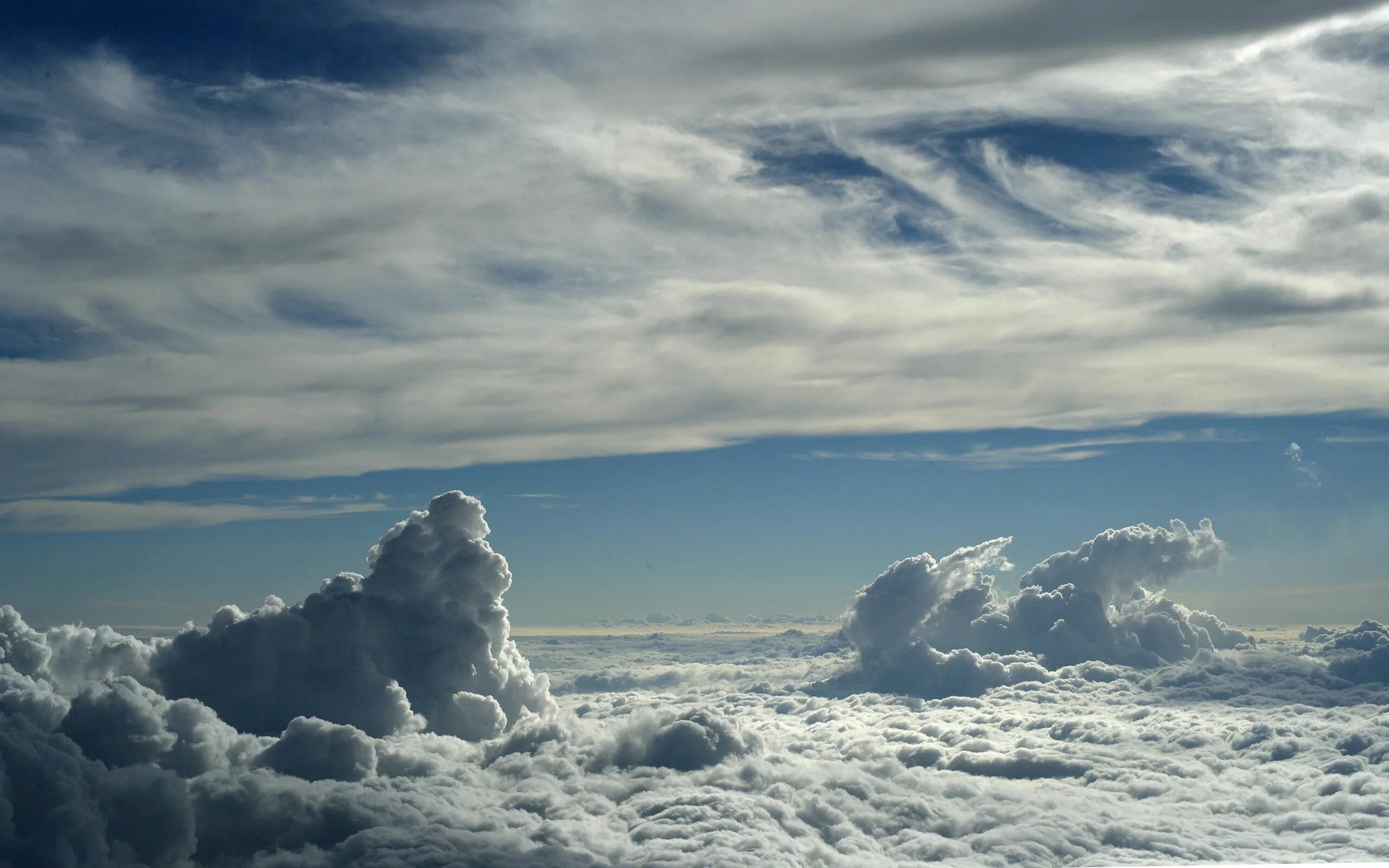 Под облаками фото Download wallpaper 2560x1600 clouds, sky, summer hd background