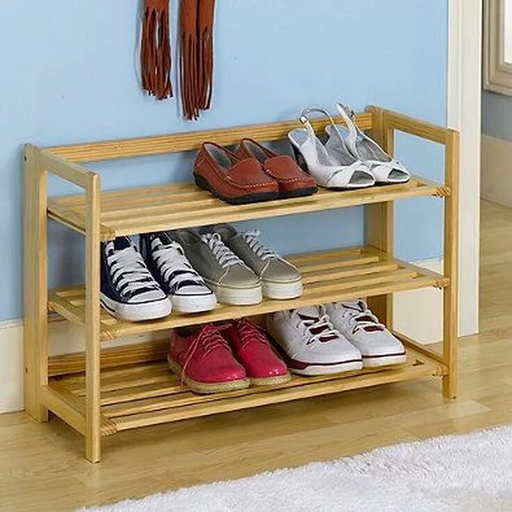 Под обувь своими руками фото DECOOMO - TRENDS HOME DECOR Wooden shoe racks, Wood shoe rack, Shoe rack closet