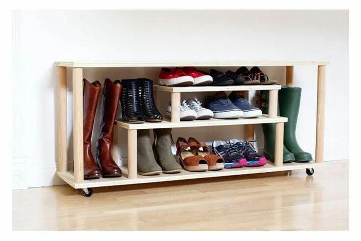 Под обувь своими руками фото We Tested the Best Shoe Racks for Keeping Your Footwear Tidy Diy shoe rack, Shoe
