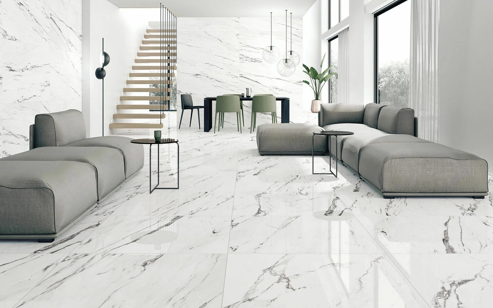 Под серый мрамор в интерьере Marvelous 13 Best Living Room With Marble Floor Design That Looks More Amaze The