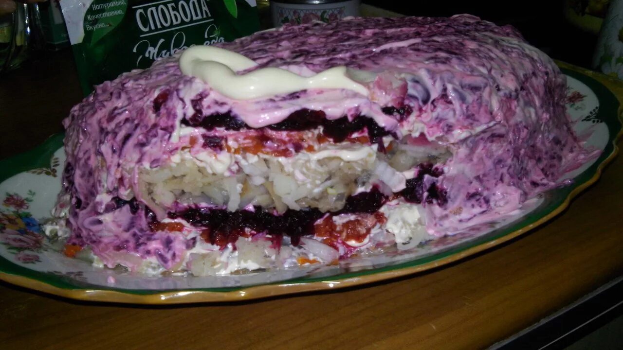 Под шубой фото Селедка под шубой - хит новогоднего стола! Фотомарафон на 7 дач