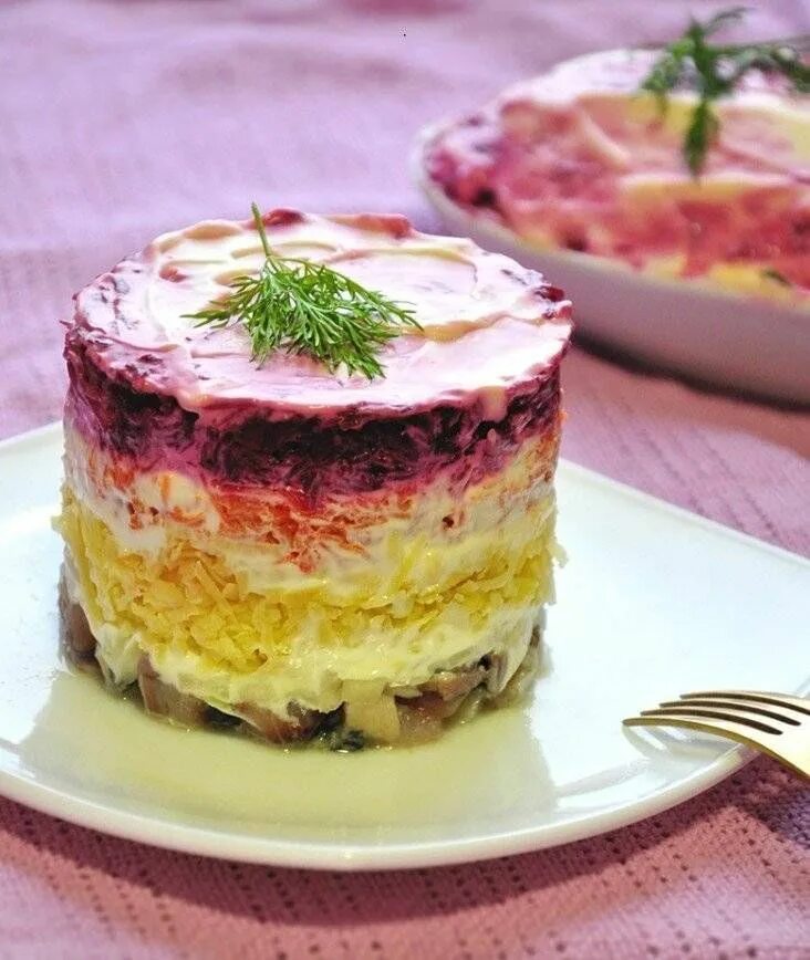 Под шубой классический пошаговый с фото Селедка под шубой (классическая) Ricette, Antipasti, Insalate
