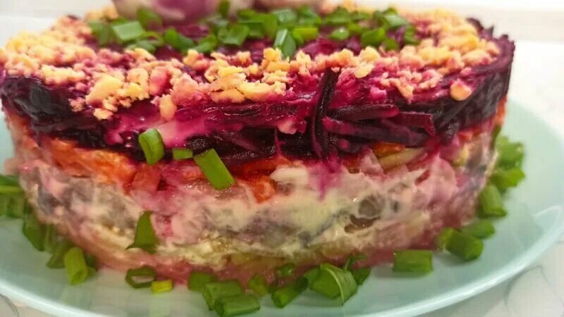 Под шубой слои фото Моя любимая СЕЛЕДКА ПОД ШУБОЙ с изюминкой Магия вкуса Дзен