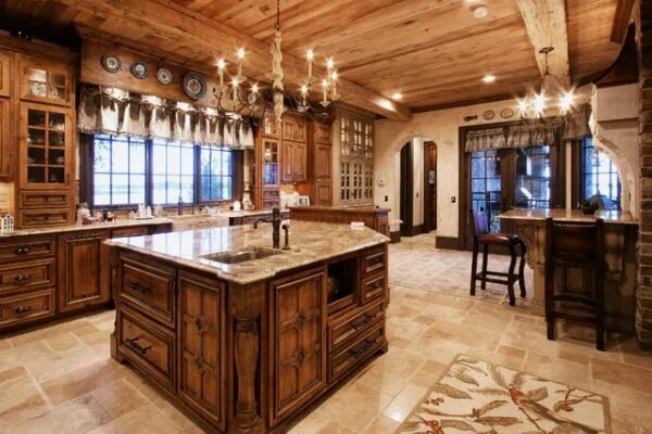 Под старину частные дома фото Old World Kitchen - Traditional Old world kitchens, French country style, Tradit