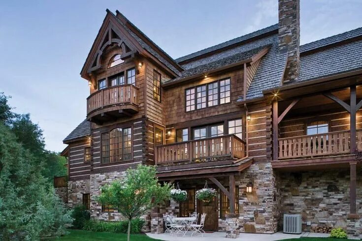 Под старину частные дома фото Pin by Tabatha Pellerin on Porches Timber house, Craftsman house plans, Craftsma