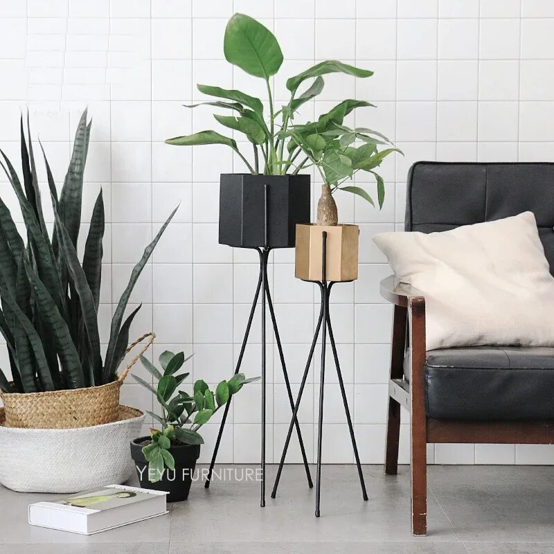 Под цветы в стиле лофт Modern Design Fashion Metal flowerpot Racks, Popular Loft flowerpots Tray storag