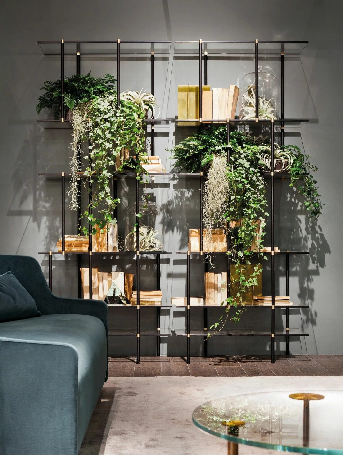 Под цветы в стиле лофт NICHETTO STUDIO - Drizzle Eco design interior, Eco friendly house, Shelving