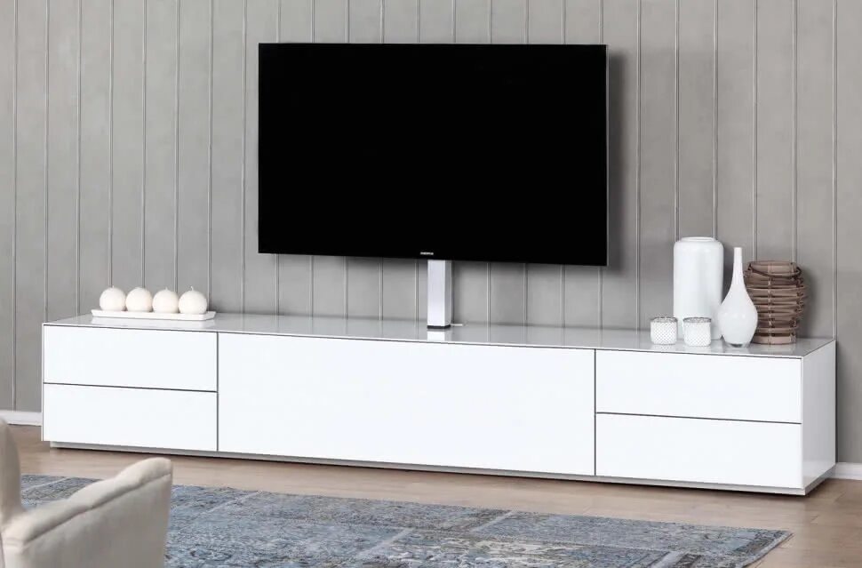 Под телевизор фото Стойка под телевизор Sonorous ELEMENT EX260 white Белый, Белый - 325400 р. закаж