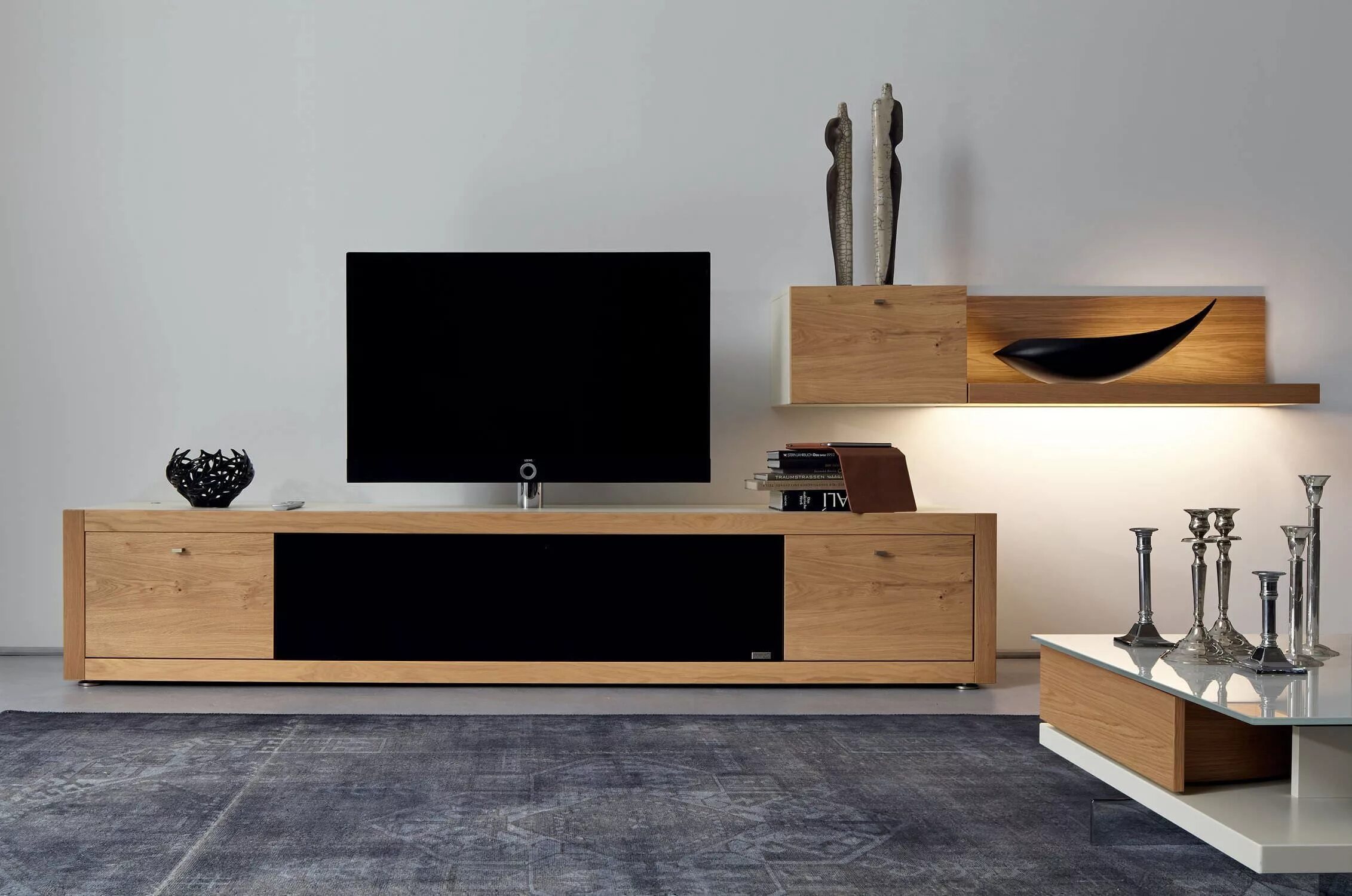 Под телевизор фото 100 лучших идей: современная тумба под телевизор фото Meuble tv design, Mobilier