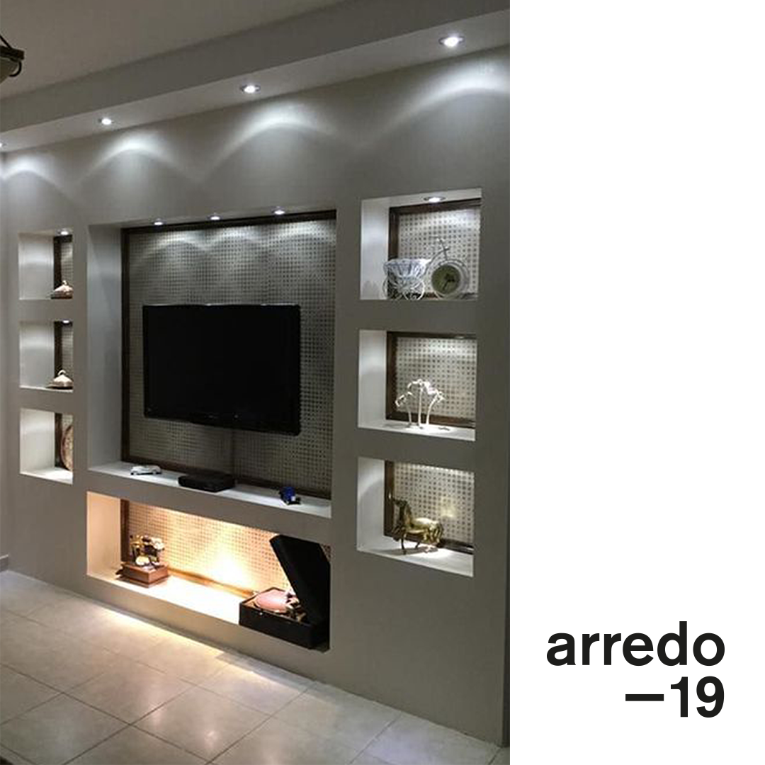 Под телевизор из гипсокартона фото Lugano Lifestyle Room door design, House ceiling design, Living room wall units
