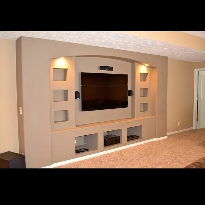 Под телевизор из гипсокартона фото New The 10 Best Home Decor (with Pictures) - #interior #mimarlik #drywallnation.