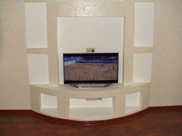 Под телевизор из гипсокартона фото телевизор гипсокартон Entertainment unit, Furniture, Home