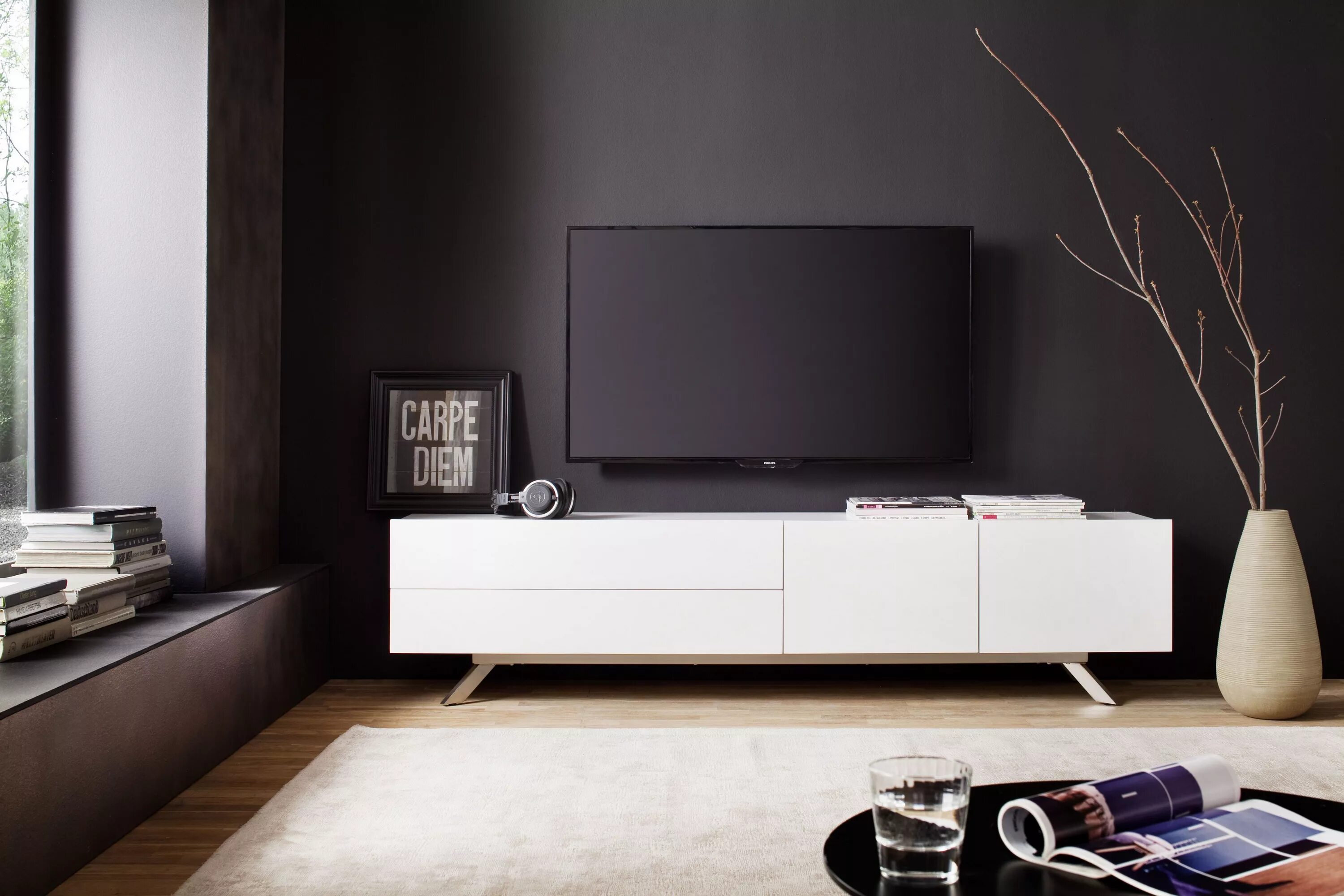 Под телевизор в современном стиле фото TV-Lowboards im Preisvergleich Günstig bei Ladendirekt kaufen Living room tv, Li