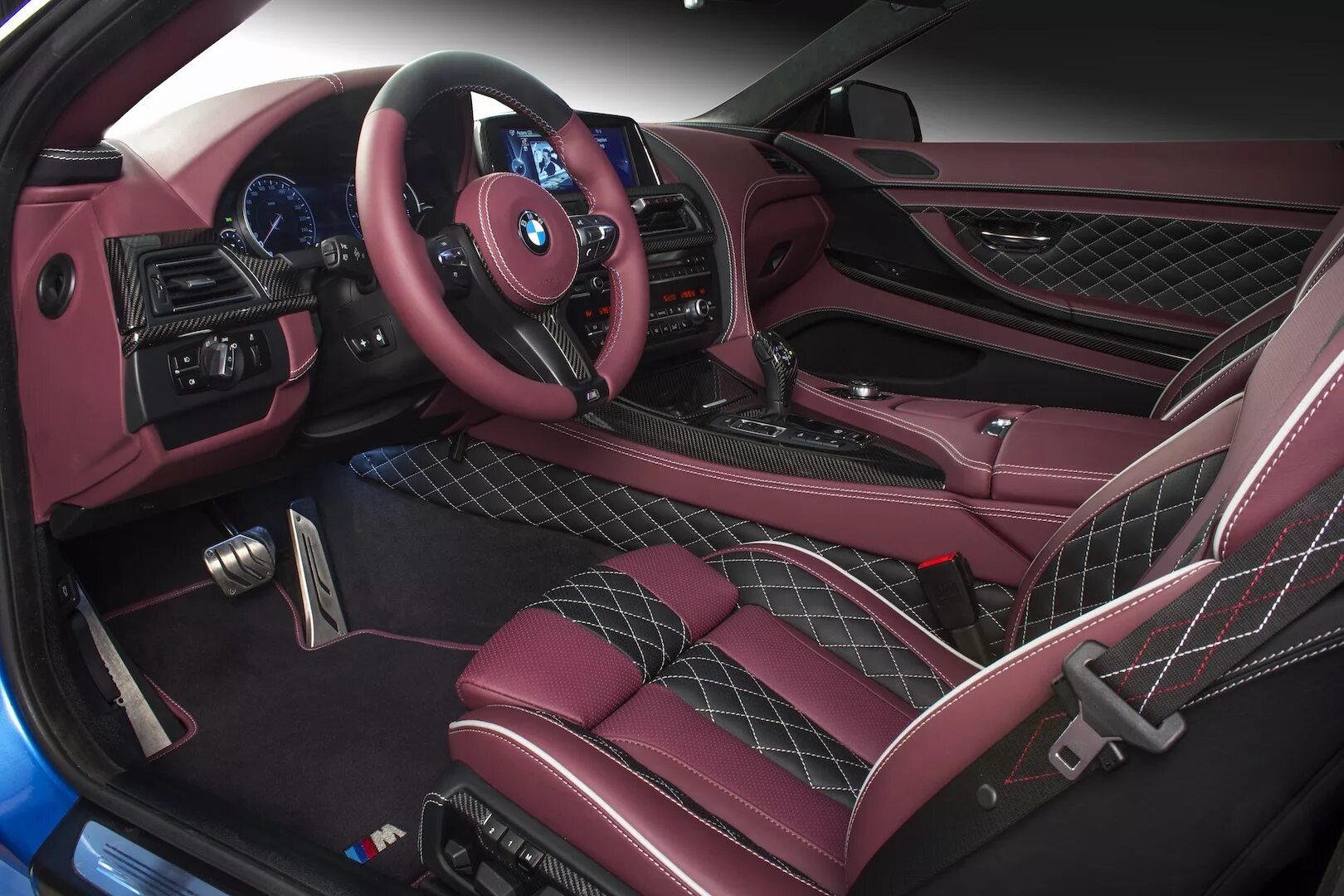 Под тюнингом салон BMW 6 f13. Полный перешив салона. - АДМ-К на DRIVE2