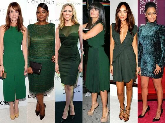 Под зеленое платье фото Emerald Is Named the 2013 Color of the Year: See Katy Perry and Scarlett Johanss