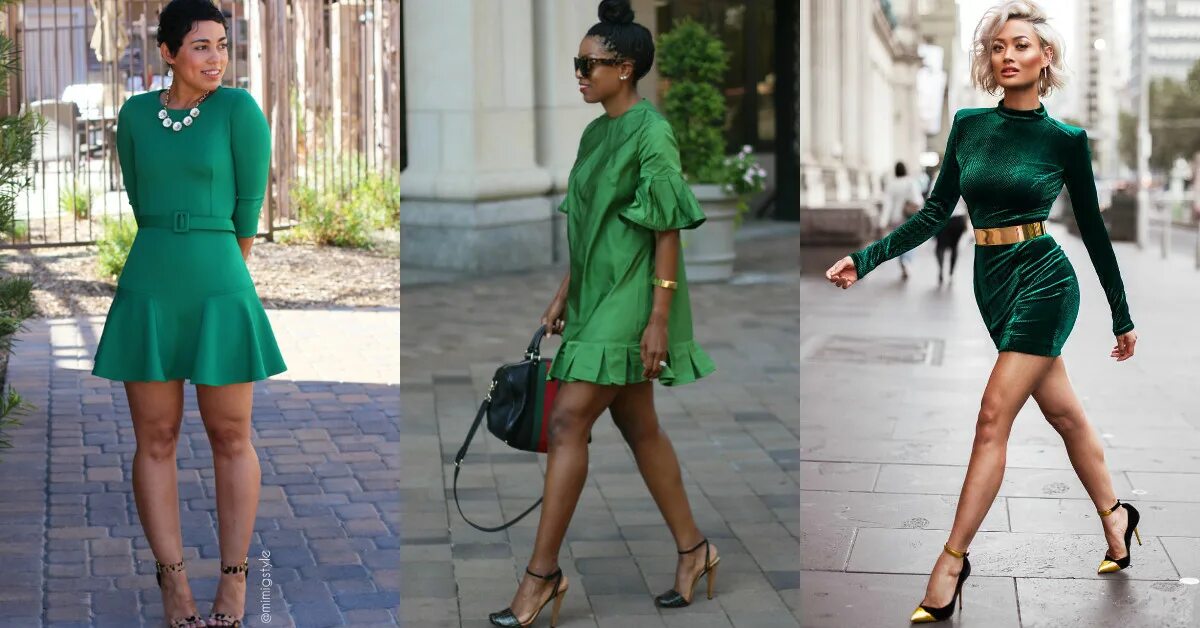 Под зеленое платье фото Hot GREEN Dress Ideas You Should Take A Look At